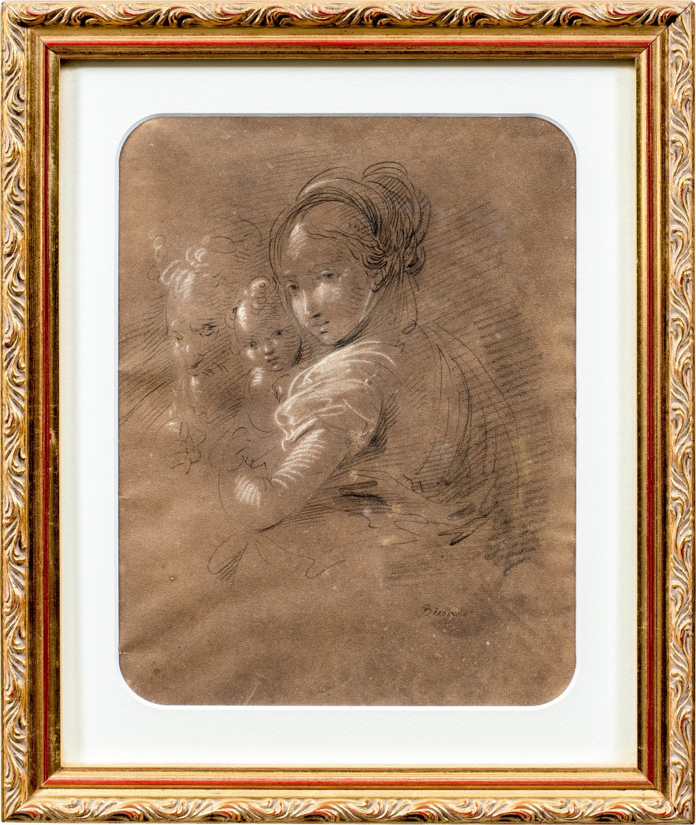 Giuseppe Bernardino Bison (Palmanova 1762 - Milano 1844) - Sacra Famiglia.-photo-2