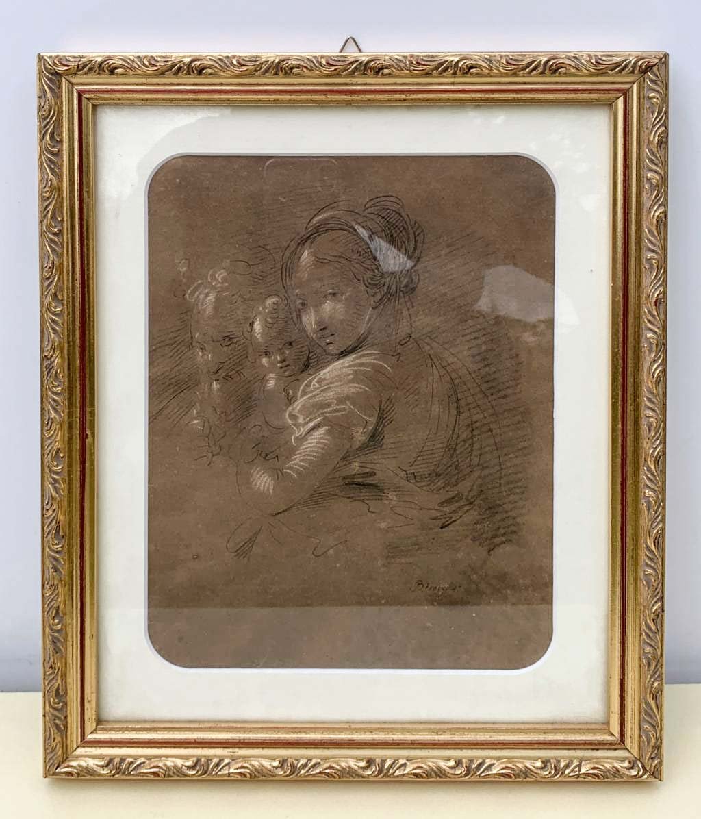 Giuseppe Bernardino Bison (Palmanova 1762 - Milano 1844) - Sacra Famiglia.-photo-1