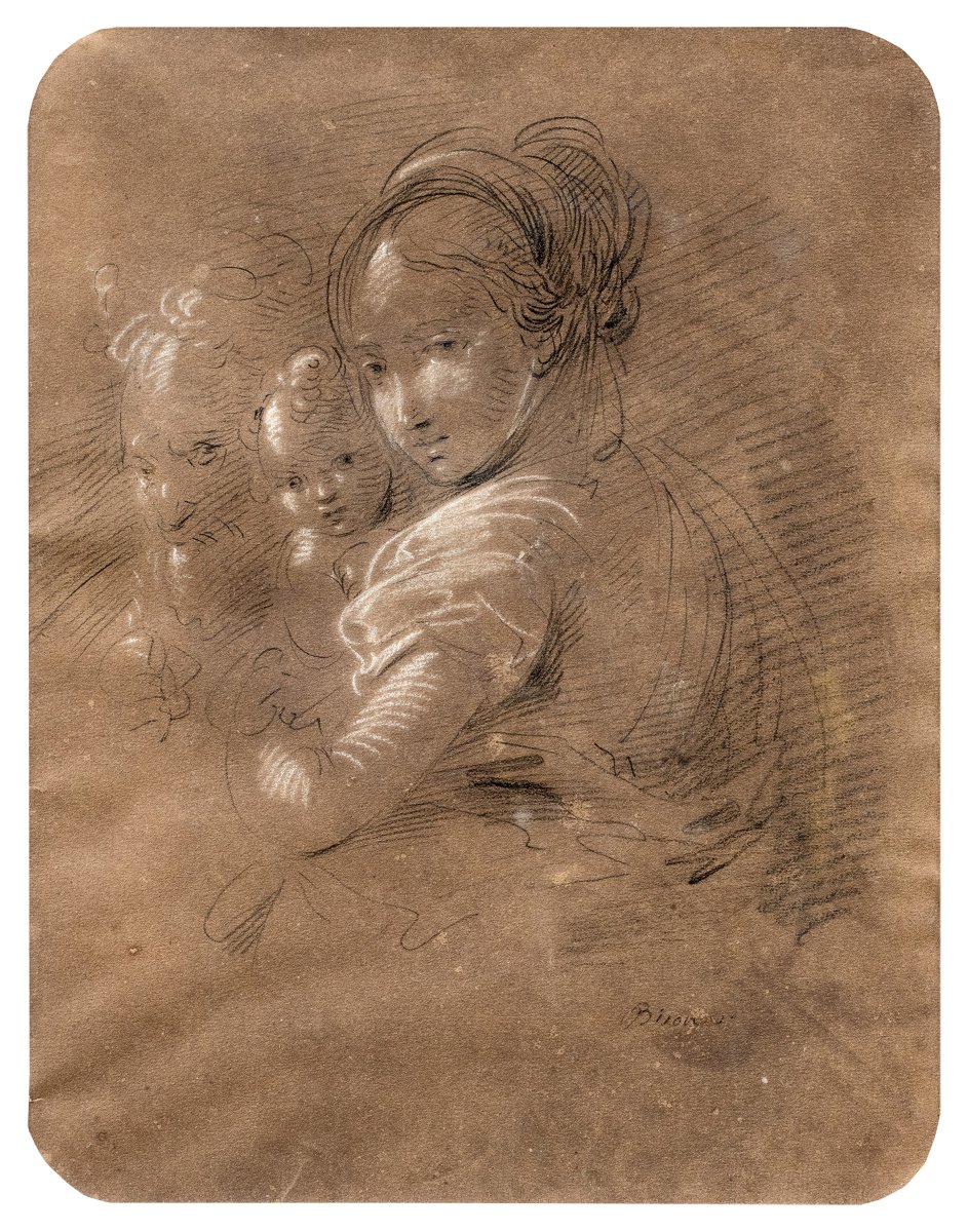 Giuseppe Bernardino Bison (Palmanova 1762 - Milano 1844) - Sacra Famiglia.