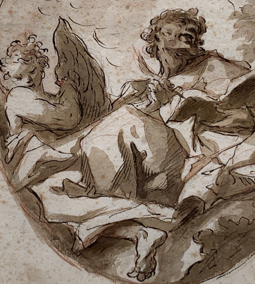 Gaspare Diziani (Belluno 1689 - Venezia 1767) - Due evangelisti.-photo-1