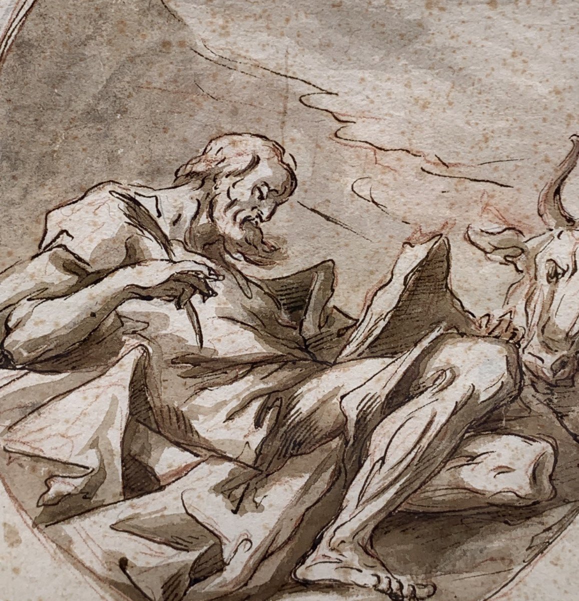 Gaspare Diziani (Belluno 1689 - Venezia 1767) - Due evangelisti.-photo-2