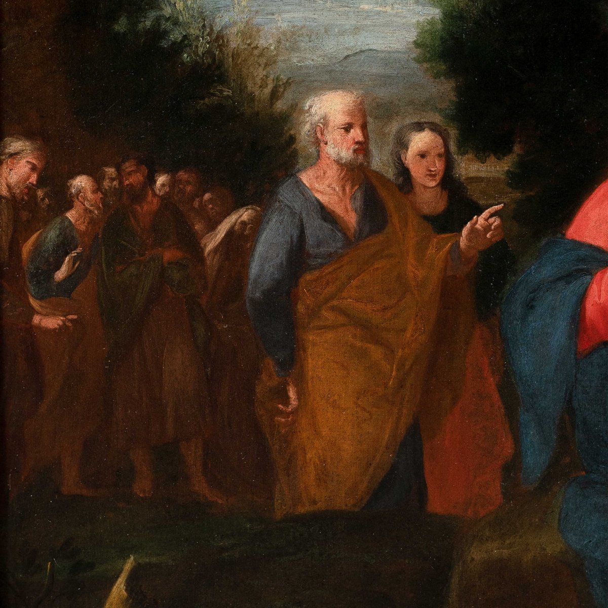 Gregorio Lazzarini (Venezia 1655 - Villabona Veronese 1730) - Cristo e la Samaritana al pozzo.-photo-3