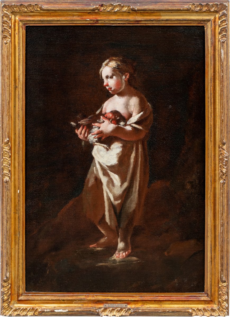 Giuseppe Maria Crespi detto lo Spagnoletto (Bologna 1665 - Bologna 1747) - Coppia di fanciulli.-photo-3
