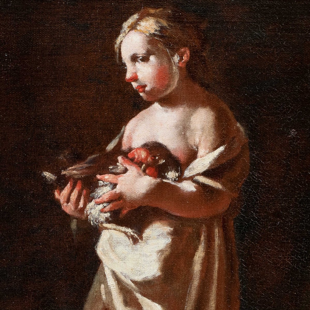 Giuseppe Maria Crespi detto lo Spagnoletto (Bologna 1665 - Bologna 1747) - Coppia di fanciulli.-photo-2