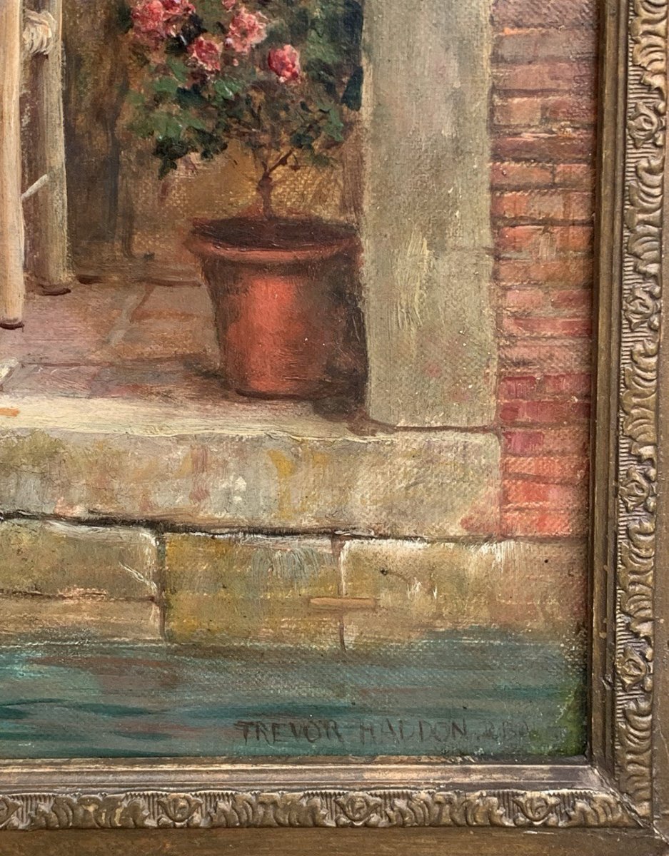 Arthur Trevor Haddon (Londra 1864 - Cambridge 1941) - Venezia, fruttivendolo in Canal Grande.-photo-4