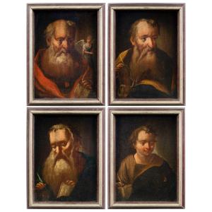 Pittore italiano (XVIII sec.) - Quattro Evangelisti.