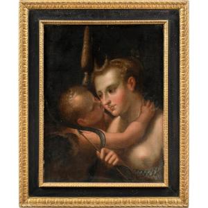 Maestro veneziano (XVII sec.) - Venere e Cupido.
