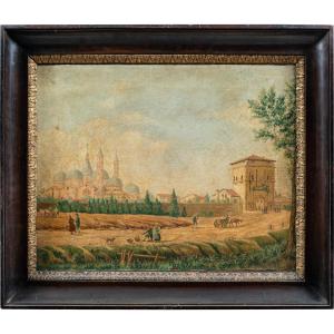 Pittore veneto (XIX sec.) - Padova, Porta Liviana.
