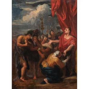 Pier Dandini (Firenze 1646 - Firenze 1712) attribuito - La continenza di Scipione