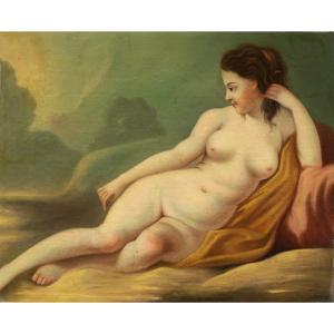 Pittore italiano (XVIII-XIX sec.) - Nudo femminile.