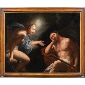 Antonio Bellucci (Venezia 1654 - Soligo 1726) - Diana ed Endimione.