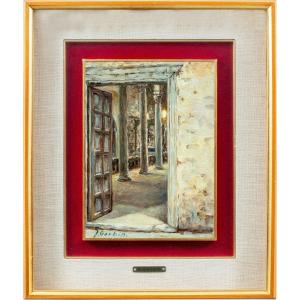 Sebastiano Garbin (Attivo a Trieste nel XX sec.) - Interno della cattedrale di Parenzo.