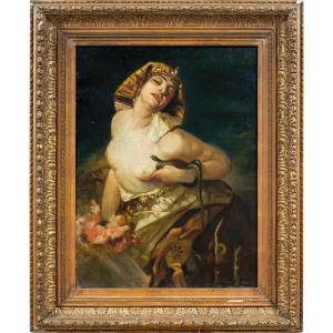 Pittore simbolista francese (XIX sec.) - Cleopatra.