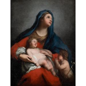 Jacopo Amigoni (Venezia 1682 - Madrid 1752) - Madonna con Bambino.