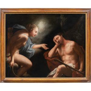 Antonio Bellucci (Venezia 1654 - Soligo 1726) - Diana ed Endimione. 