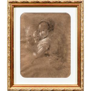 Giuseppe Bernardino Bison (Palmanova 1762 - Milano 1844) - Sacra Famiglia.
