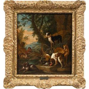 Adriaen de Grijef (Leida 1657 - Bruxelles 1722) - Il ritorno dalla caccia.