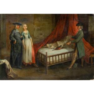 Pittore francese (XVIII sec.) - Il Soffietto.