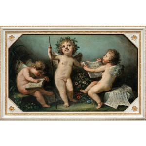 Fedele Fischetti (Napoli 1732 - Napoli 1792) - Allegoria della Musica.