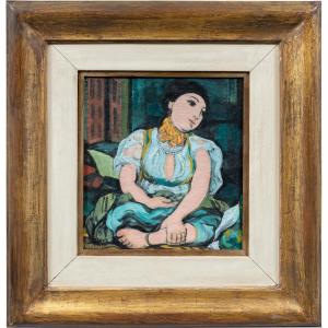 Domenico Cantatore (Ruvo di Puglia 1906 - Parigi 1998) - Odalisca.