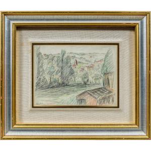 Pio Semeghini (Quistello 1878 - Verona 1964) - Falzè di Piave.