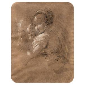Giuseppe Bernardino Bison (Palmanova 1762 - Milano 1844) - Sacra Famiglia.