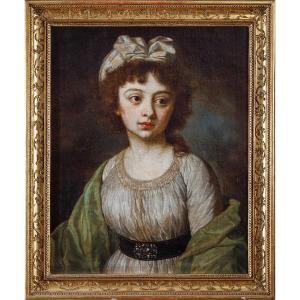 Weikert Attr, Portrait Of Princess Josepha Of Liechtenstein 