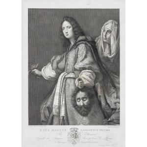 Judith With The Head Of Holofernes, After Allori, Engraved By Cantini, Dir. Morghen, 1802