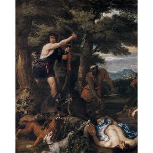 Bosschaert Attr. – Argonaut Ancaeus In The Hunt For The Calydonian Boar