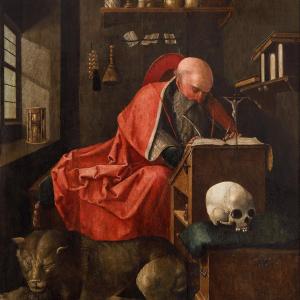 Flemish School Antwerp Circa 1515–1530, Saint Jerome