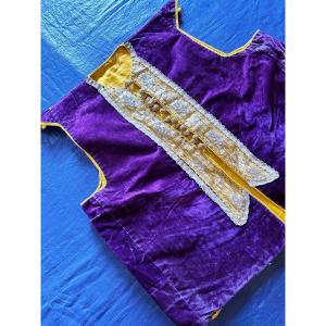 Embroidered Velvet Waistcoat - Tunisia Circa 1920