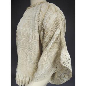 Surplices Or Pleated Linen Jacket - Northern Europe 18th 19th