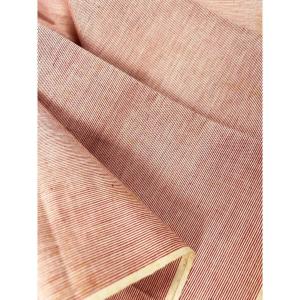 Mille-raies Woven Cotton Shirt Coupon - France Circa 1890-1900