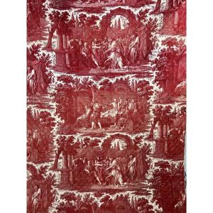 Nantes Canvas Quilt Socrates And Hippocrates, Favre-petitpierre & Cie - France Circa 1825