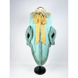 Haute Couture Ceremonial Visit To Abba Ottoman - Late Second Empire Period France Circa 1875