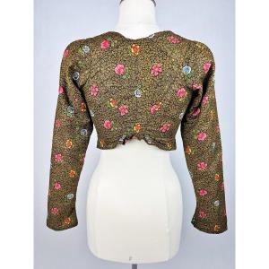 Indian Camisole “bonnes Herbes” From The Royal Factory Of Jouy-en-josas – Provence C. 1790