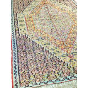 Very Fine Hand-knotted Senneh Kilim - Iran Second Half Of The 20th Century