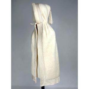 Child's Ceremonial Cape In Mohair Topstitched With Silk, In The Style Of Jeanne Lanvin - France C.1940