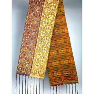 Rare Fez Belt Complete With Four Ikat Patterns - 19th Century Morocco