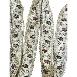 A Braid, Ribbon Fashioned With Silver Blades For The Strasbourg Costume - Alsace 19th Century