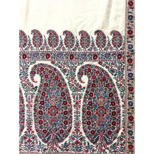 Paisley Cashmere Shawl, Empire Or Regency Style - Scotland Circa 1800-1825