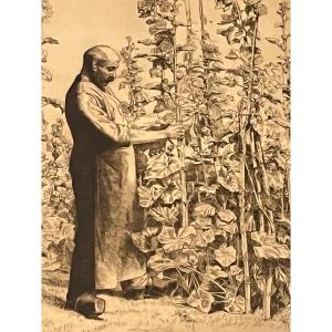 François Maréchal (1861-1945), Strong Water, The Old Gardener