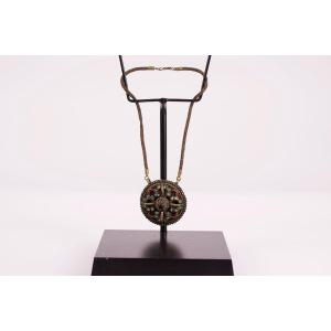 Tourmaline Tibetan Pendant Amulet