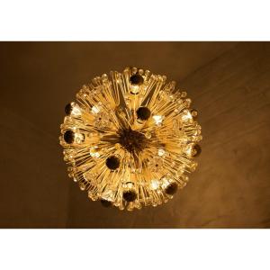  Sputnik Chandelier Emil Stejnar, Austria, 1960's.