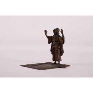 Orientalist Vienna Bronze "mahometan" Franz Bergman (?)