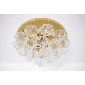 “pagoda” Chandelier, Murano Glass, Kalmar Publisher, 1970s.