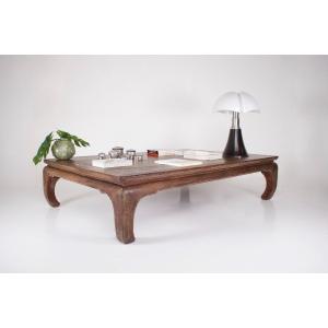  “kang” Coffee Table Said In Opium, China.