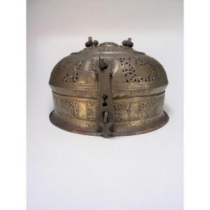 Ancient “jali Paan Dan”, Betel Box, India.