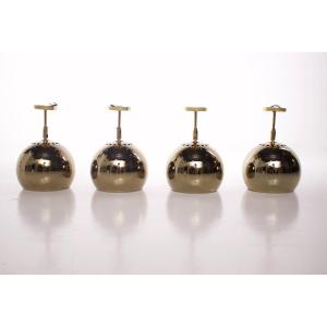 Adjustable Brass Spotlights.