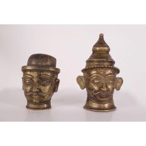 Pair Of Mukhalinga, India.